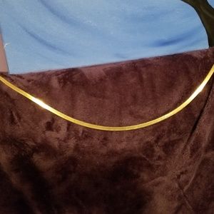 Gold electroplated necklace